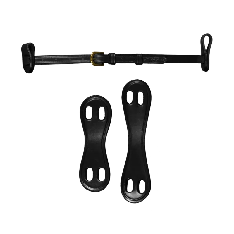 Paiement Scuris Sous Barbe 1/2 Avec 2 Attaches Amovibles D Collection by Dy'on - Cheval - Noir