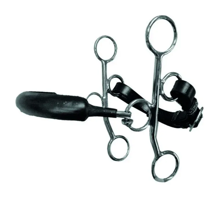 Livraison Gratuite Hackamore Jump'In rigide branches courtes - Noir