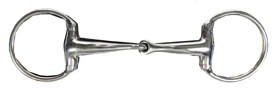 Mors olive anatomique 16 mm mas. en inox HKM - 155 mm - Couleur indicative Seulement Aujourdhui