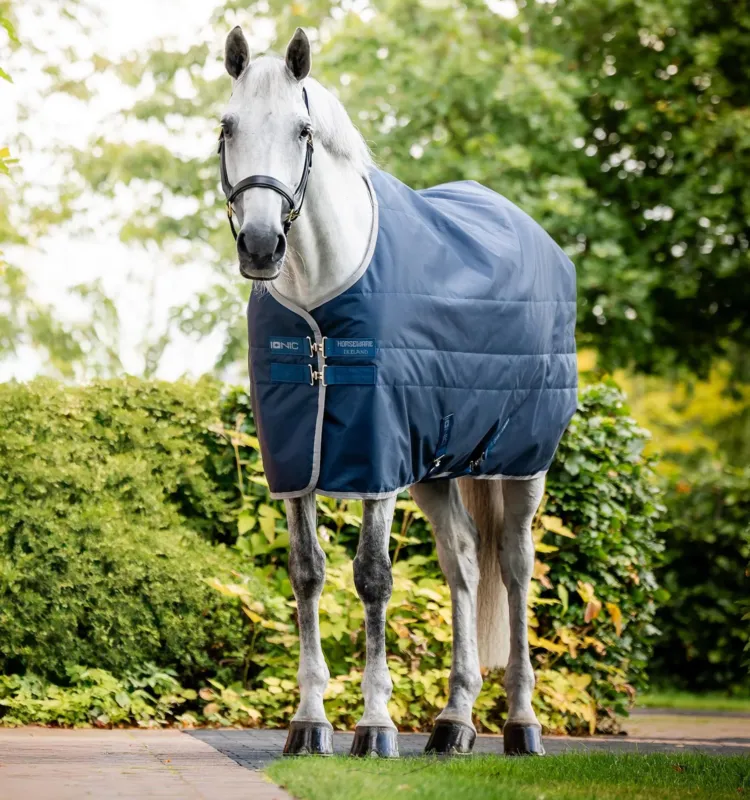 Couverture d'curie Horseware Ionic Therapy 50g - 130 cm - Bleu imperial / argent / marine Livraison Express