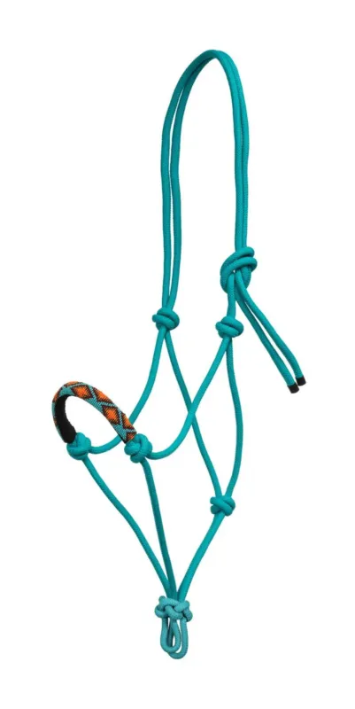 Licol Corde Noue avec Dcorations Navajo Pool's - Turquoise Nouvelle Collection