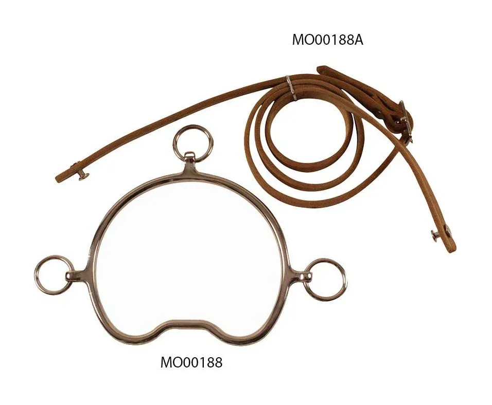 Satisfait Ou Rembours Bridon Chifney en Cuir Lakota - Noir