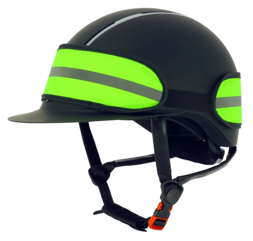 Promotion Tour de casque Equithme High Visibility - Jaune fluo
