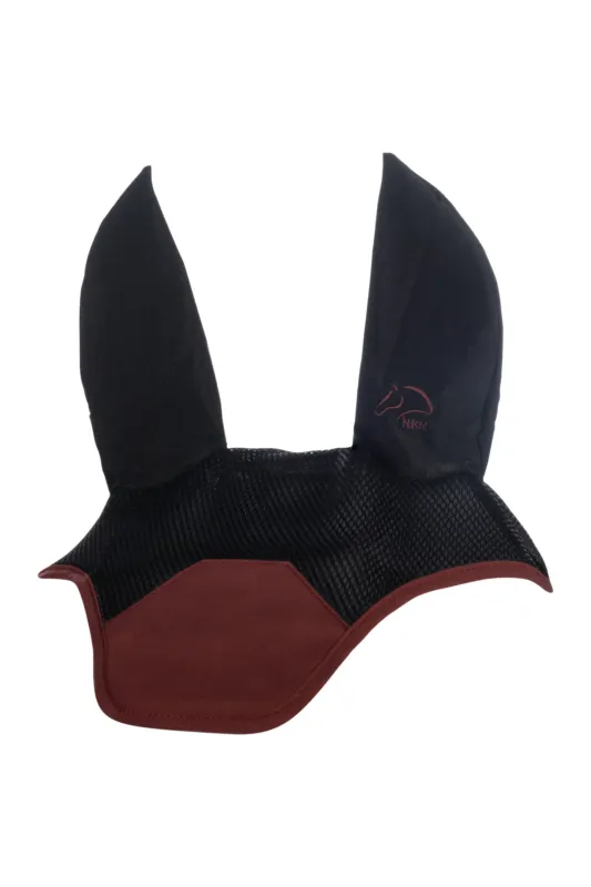 Bonnet anti-mouches HKM Sports - Cheval - Bordeaux Bon Plan