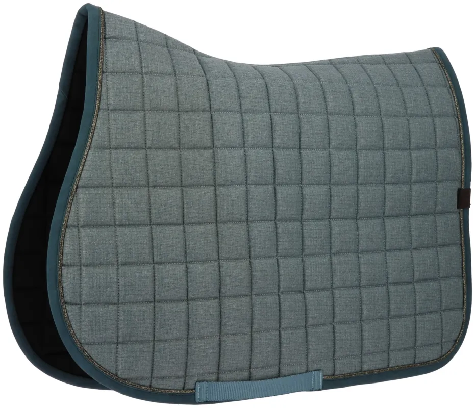 Rduction Tapis de selle Equithme Chic - Cheval - Bleu