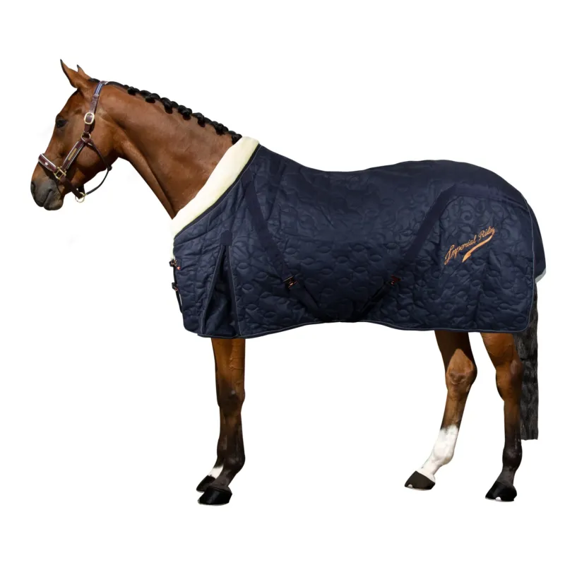 Couverture d'curie Imperial Riding Super-dry 100gr - 145 cm - Bleu marine Commande En Gros