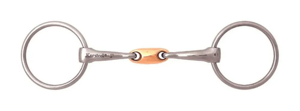 Bon March Mors anneaux briss acier inoxydable Korsteel - 125 mm