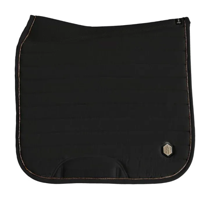 Tapis de selle Dressage amortissant Latex ProConfort Don Juan - Dressage - Noir Top Vente