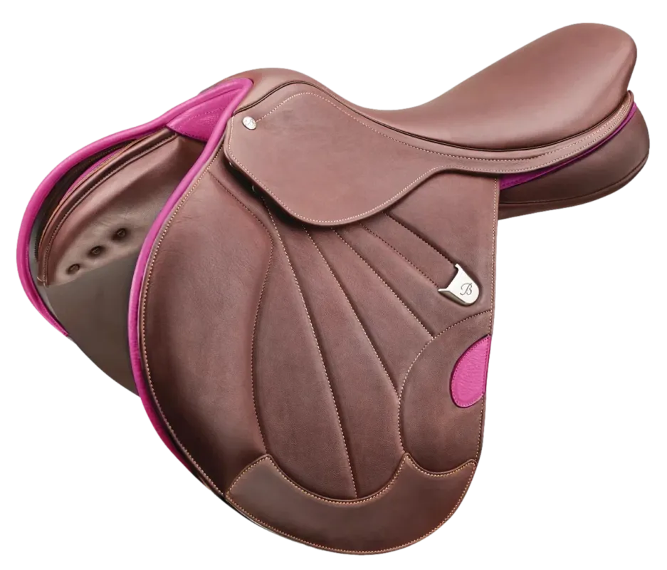 Selle Bates Victrix Hart - 17,5" - Havane / rose Offre Exclusive