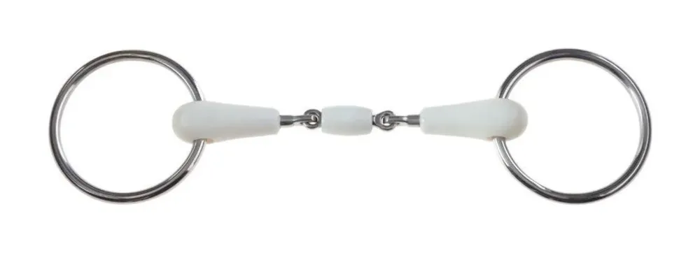 Mors double brisure Flexi Korsteel - 140 mm - Ivoire Commander Vite