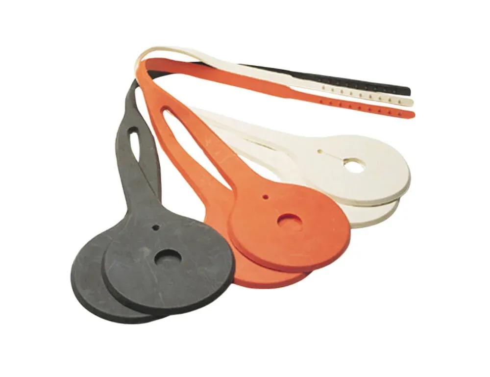 Rondelles avec fentes Korsteel - Cheval - Noir Prix Cass