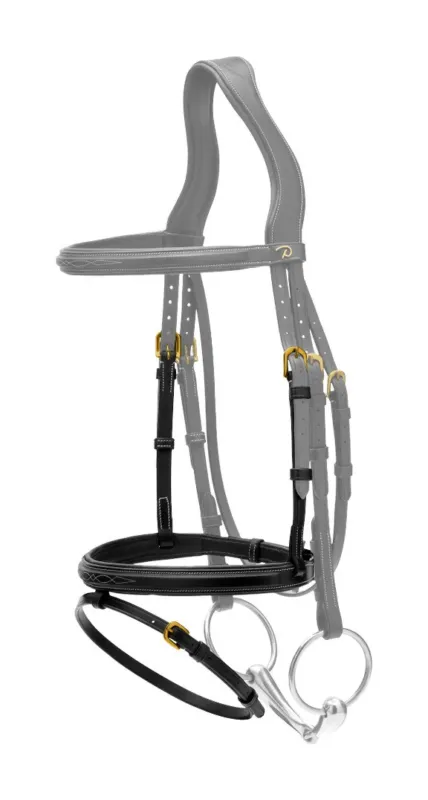Muserolle Rigide Dy'on - Cheval - Noir Offre Exclusive