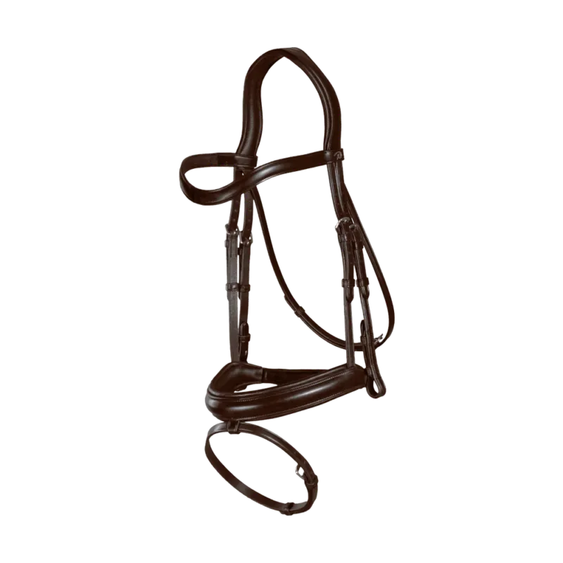 Paiement Scuris Bridon Muserolle Combine Moyenne New English Collection by Dy'on - Cheval - Brun