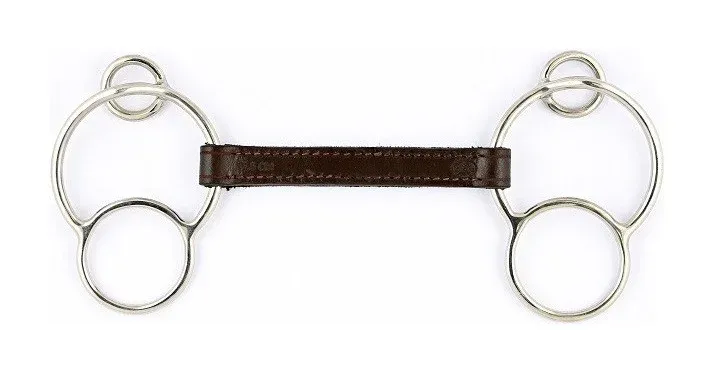 Mors Pessoa Jump'In allemand en cuir droit - 125 mm Certifi