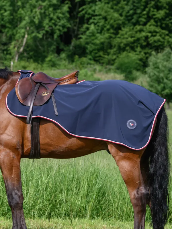 Couvre-reins Tommy Hilfiger Equestrian Springfield - M - Bleu marine Meilleur Prix