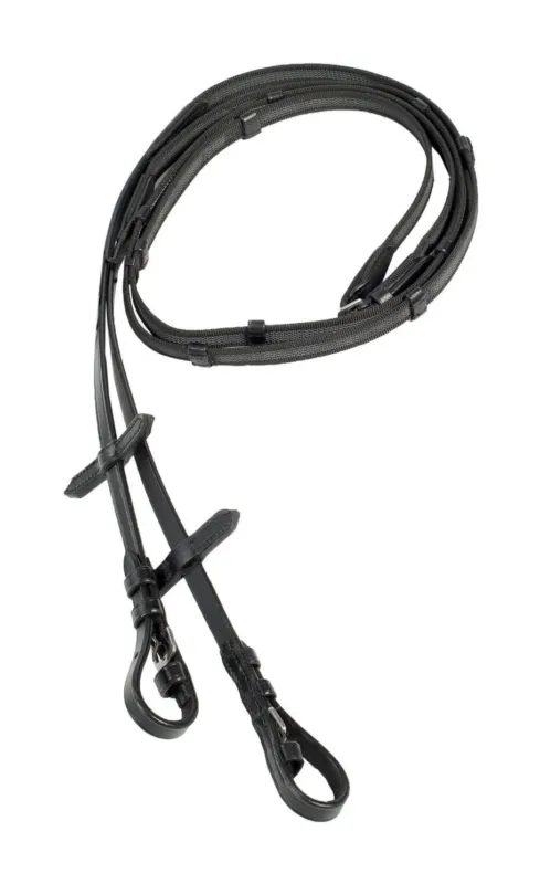 Rnes sangle Horze Slender - Poney - Noir Meilleur Prix
