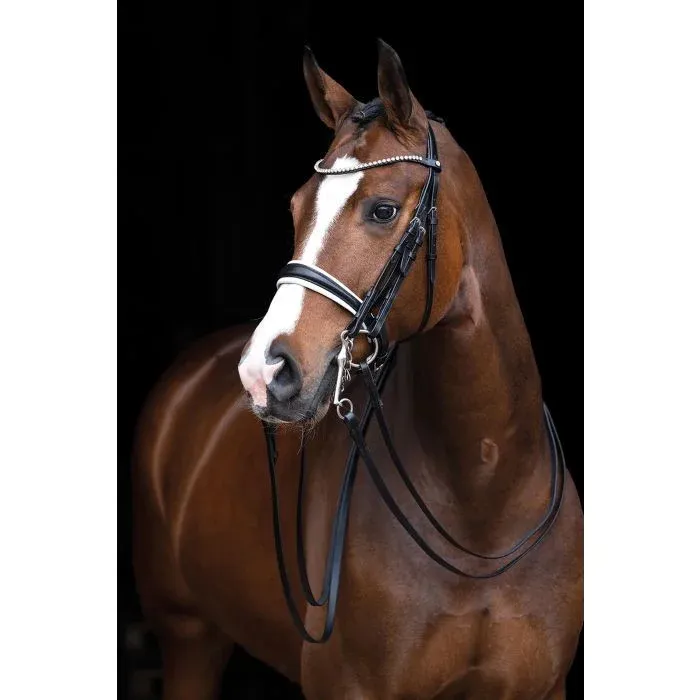 Rduction Bride Dina HKM - Poney - Noir