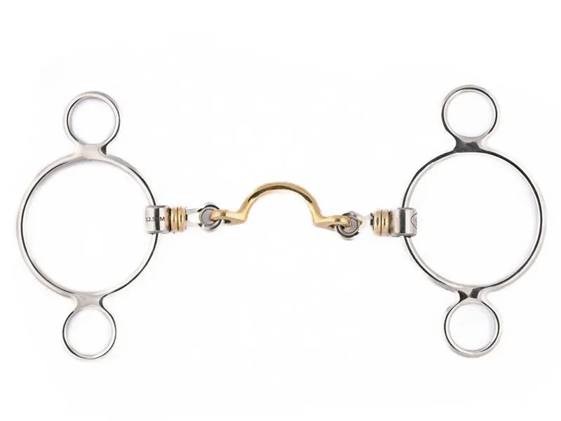 Mors Pessoa Jump'In rouleaux avec passage de langue - 125 mm Prix Bas