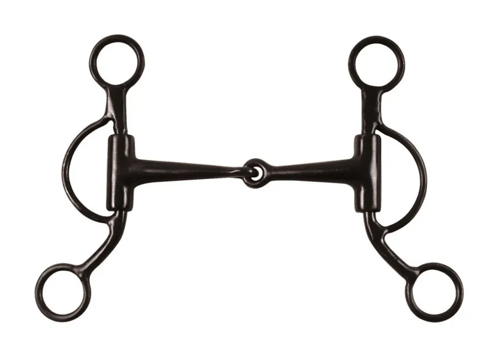 Mors western en fer noir avec branches courtes Pool's - 125 mm Commander Maintenant
