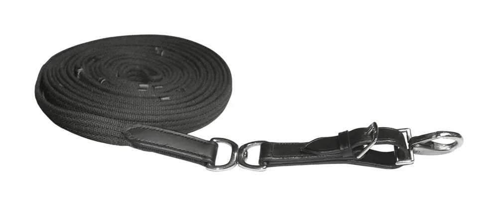 Meilleure Vente Longe tourner sangle Waldhausen avec arrtoir et il tournant - Noir