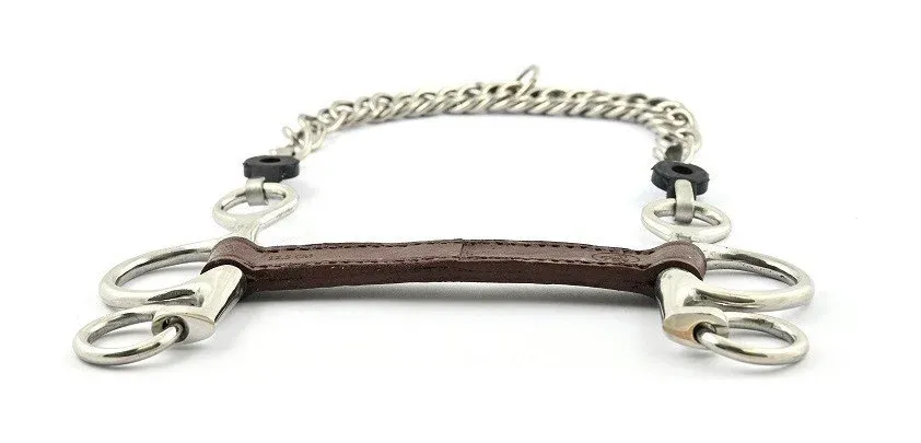 Prix Promo Mors Jump'In en cuir Pelham petites branches droit - 125 mm