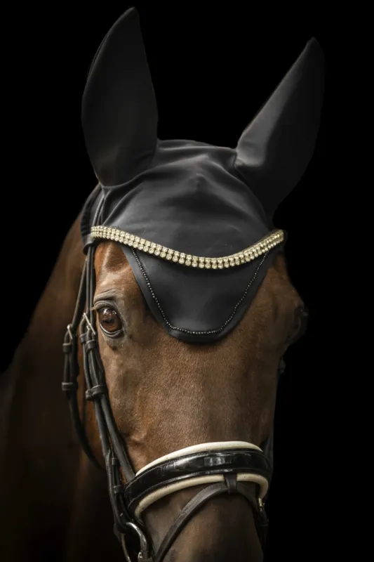 Commande En Gros Bonnet chasse mouche Lami-Cell Titanium - Cheval - Noir
