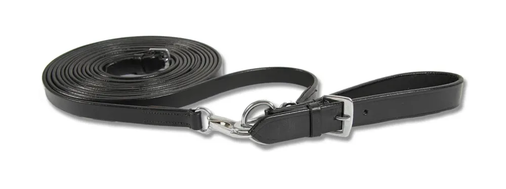 Usine Directe Rnes allemandes cuir Star - 2,50 m x 15 mm - Noir