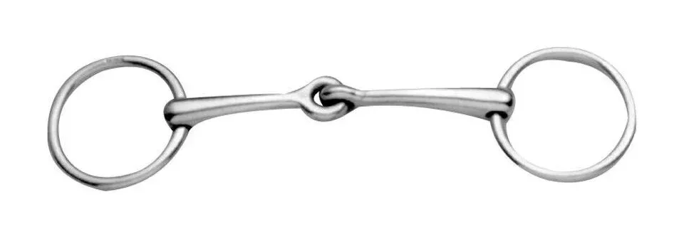 Mors filet acier inoxydable Weymouth Korsteel – 100 mm Offre Limite