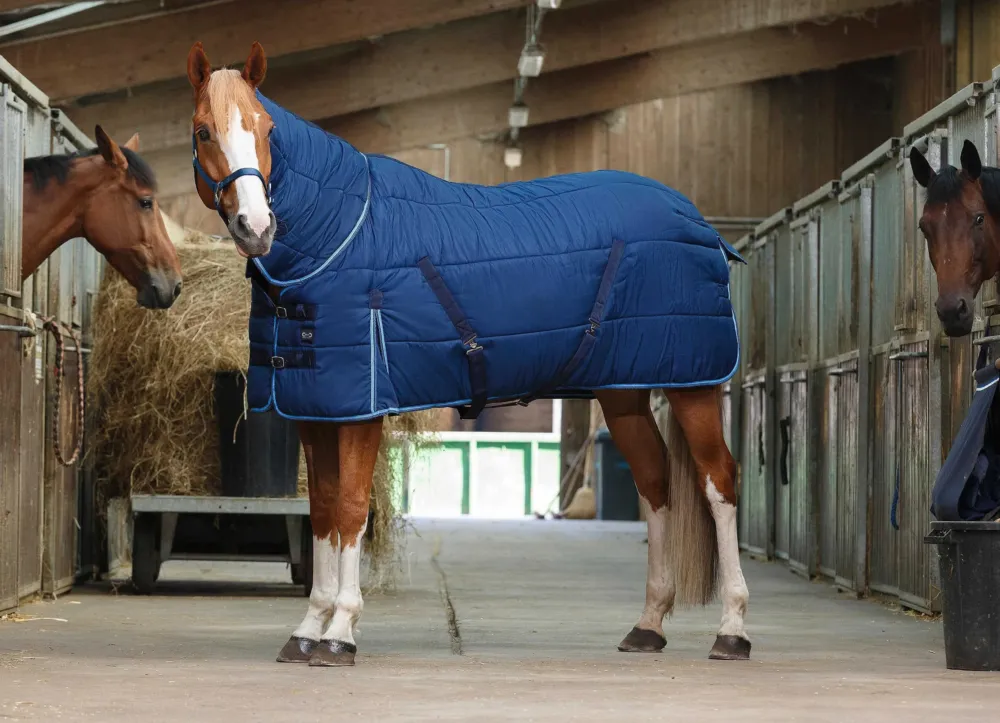 Couverture d'curie Combo Riding World - 125 cm - Marine / bleu ciel Must-Have