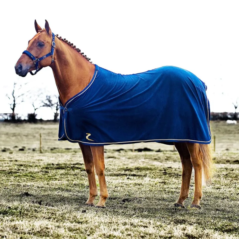Promotion Saisonnire Couverture polaire de prsentation Horze - 135 cm - Bleu