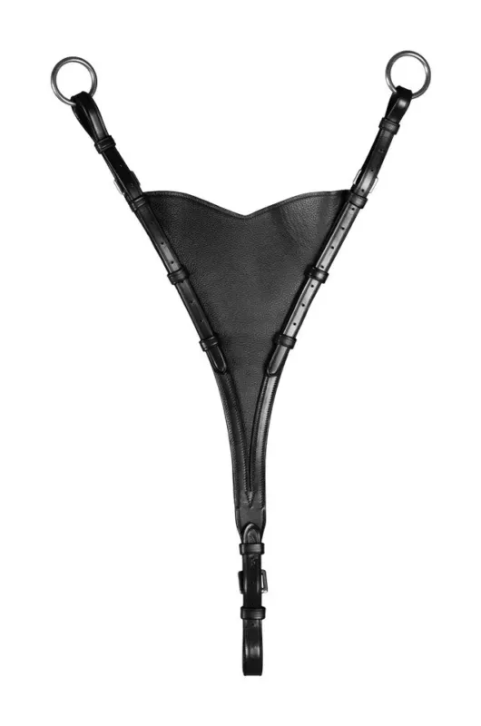 Certifi Fourche de martingale Pleine Souple New English Collection by Dy'on - Poney - Noir