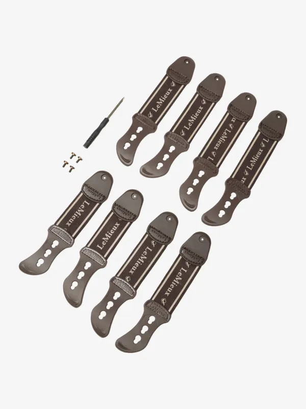 Set de rparation pour sangle de gutres LeMieux Exo-Flex - M - Marron Commande En Gros
