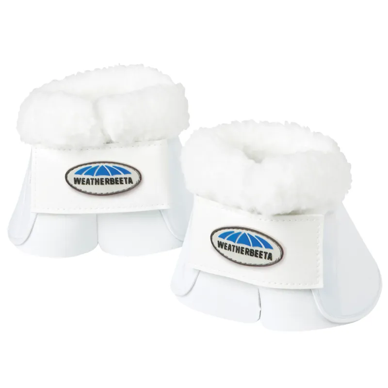 Cloches WeatherBeeta Impact bordure en polaire - Poney - Blanc Prix Promo