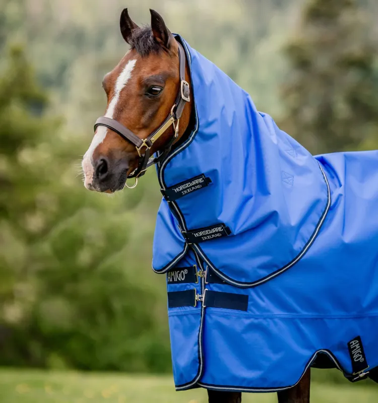 Haute Qualit Couvre-cou Horseware Amigo Hero Ripstop 0g - XL - Bleu / marine