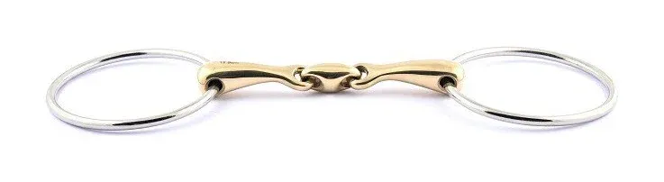 Vente Flash Mors 2 anneaux 90 mm Jump'In double brisure gros canons - 125 mm