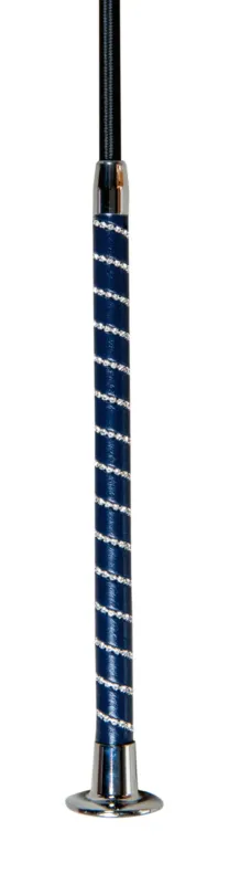 Jusqu puisement Des Stocks Cravache de dressage Sparkle HKM - 120 cm - Bleu fonc