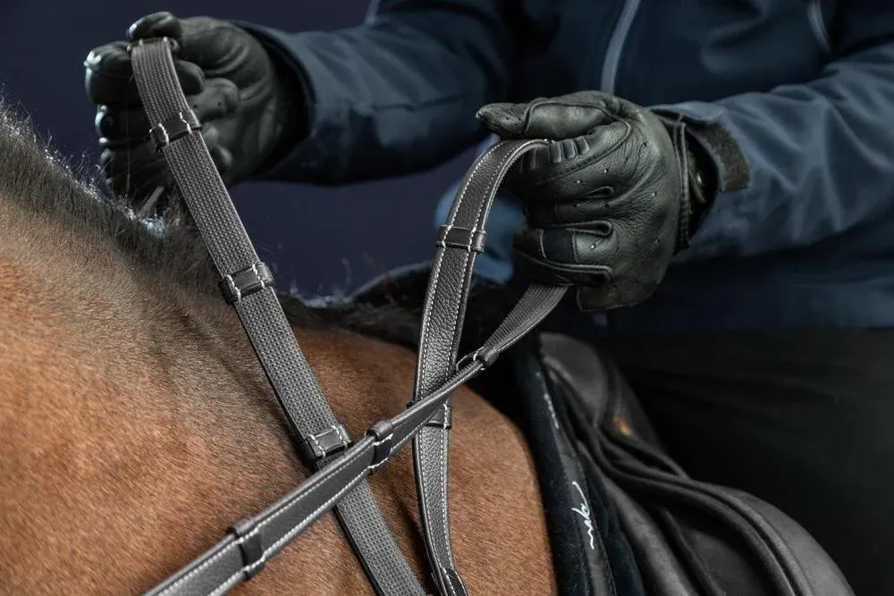 Rnes Hunter 5/8 Avec 7 Arretoirs D Collection by Dy'on - Cob - Noir Prix Bas