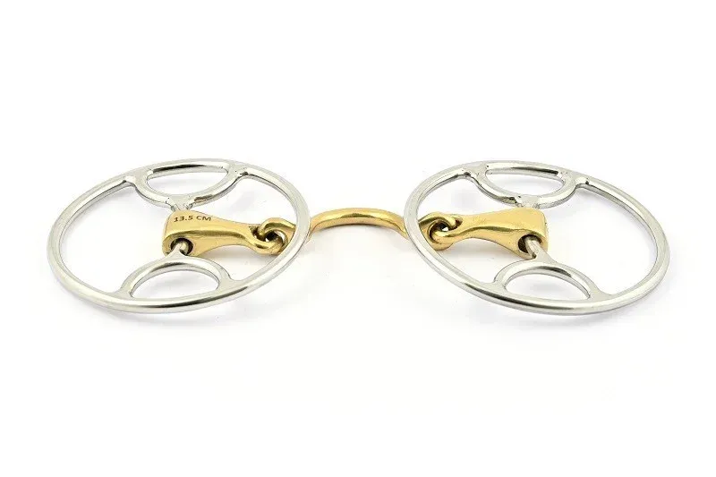 Offre Spciale Mors Jump'In Swivel double brisure avec passage de langue - 135 mm