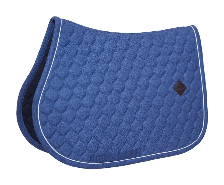 Tapis de Selle Kentucky Melange Jumping - Cheval - Marine Prix Promo