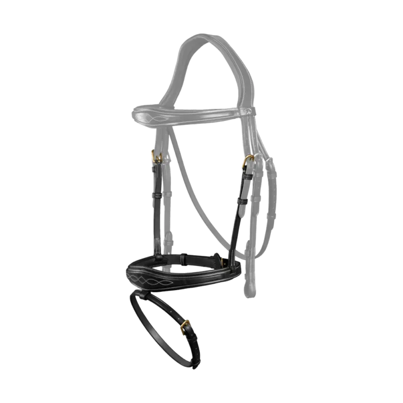 Muserolle Combine Anatomique D Collection by Dy'on - Cheval - Noir Vente Directe