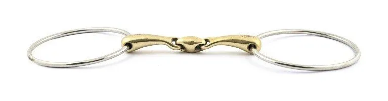 Mors 2 anneaux 90 mm Jump'In double brisure canons trs fins - 125 mm Prix Choc