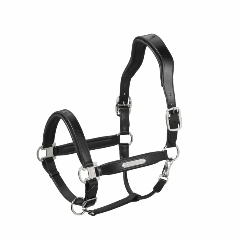 Offre Limite Licol en cuir Eskadron Stallion - Cob - Noir