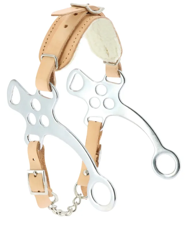 Prix Cass Hackamore acier chrom Feeling doubl mouton - Poney