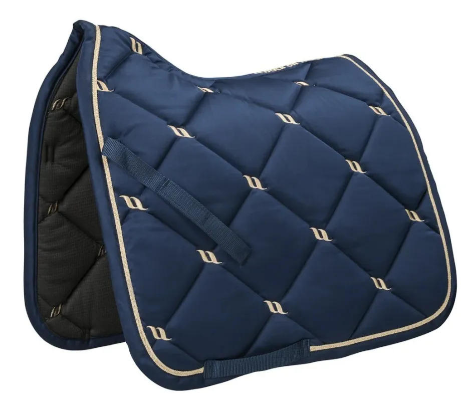 Nouvel Arrivage Tapis de Selle Dressage Night Collection Back On Track - Poney - Bleu noble