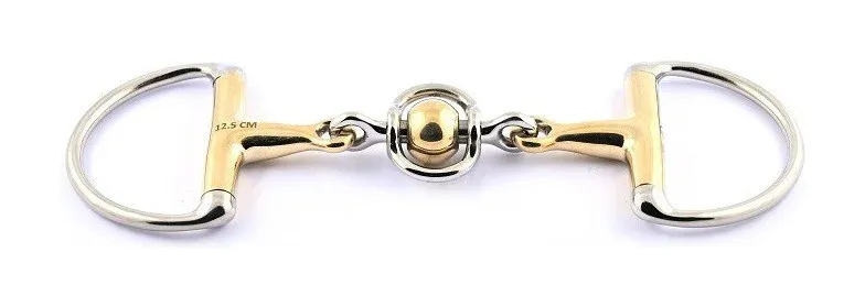 Bon Plan Mors olives Jump'In double brisure inox et boule en german silver - 125 mm