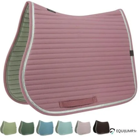 Promotion Tapis de Selle Spring Equithme - ROSE CLAIR - CHEVAL/FULL