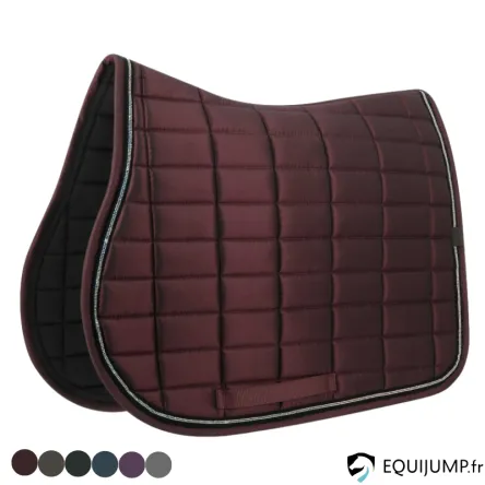 Tapis de Selle Domino Equithme - BORDEAUX - CHEVAL/FULL Promotion Saisonnire