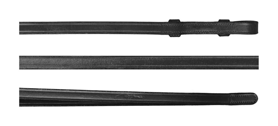 Rnes De Bride Tout Cuir 1/2 Working By Dy'on - Poney - Noir Produit De Marque