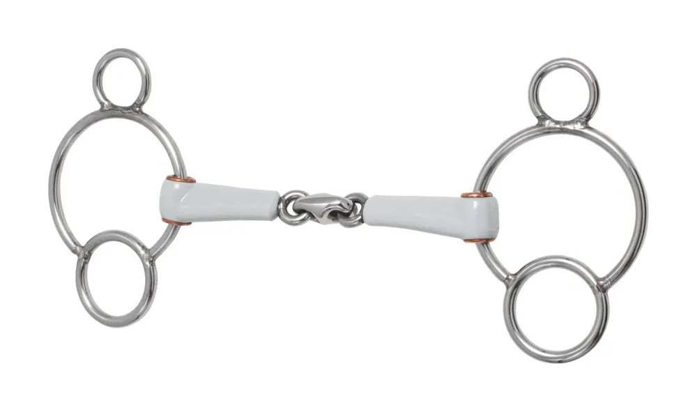 Bon Plan Mors 3 anneaux Beris double brisure - 125 mm - Medium