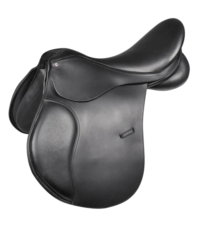 Retour Gratuit Selle mixte Waldhausen cuir Comfort poney - 39 cm - Noir